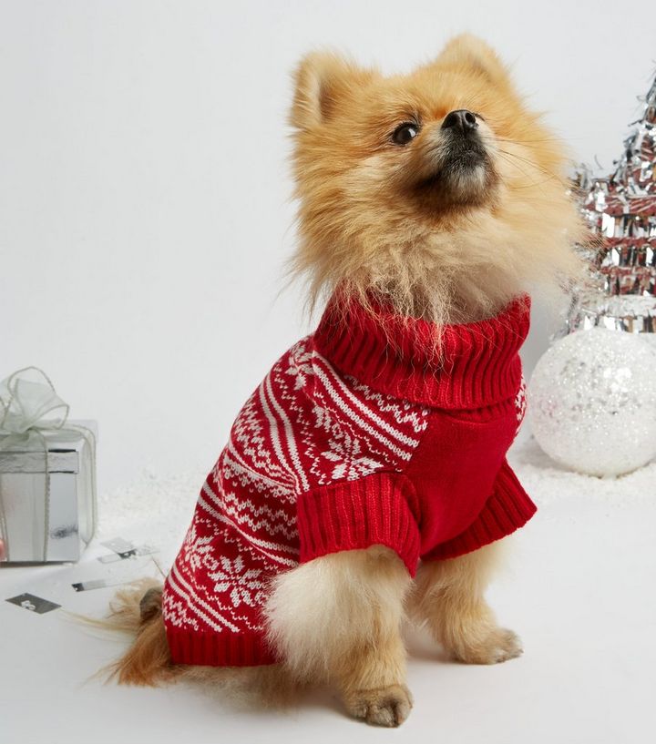 Fairisle dog outlet jumper