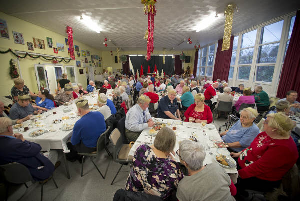 Christmas lunch at Talbot Green Community Centre